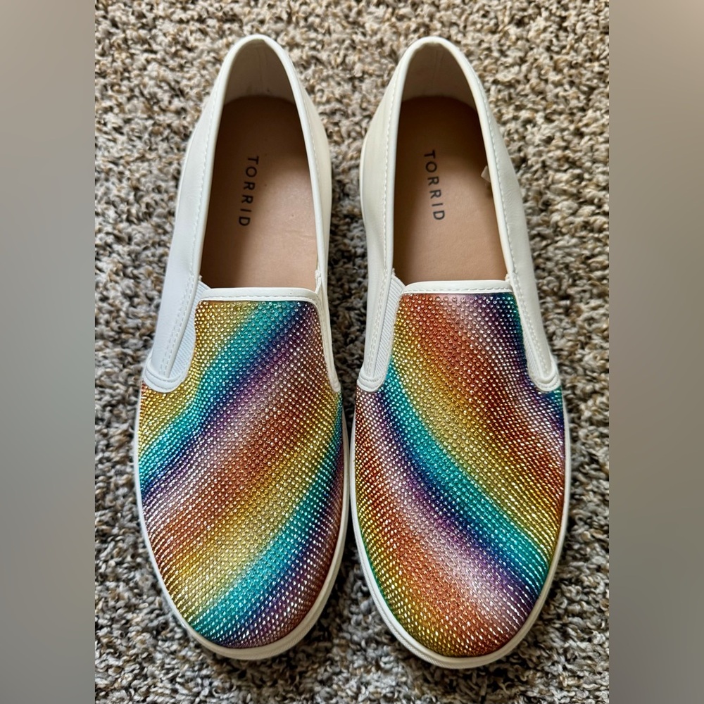 Torrid Women's Rainbow Slip-On Shoes